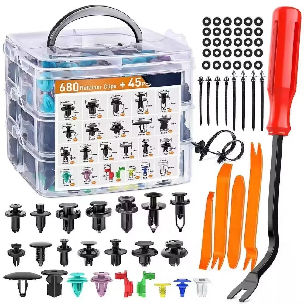 Ultimate Car Fastener Clip Kit – All-in-One Auto Body Repair Solution