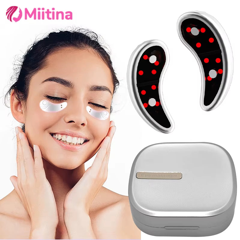 ReviveEyes™ EMS Red Light Eye Therapy Wand – Brighten, Lift & Awaken Your Look