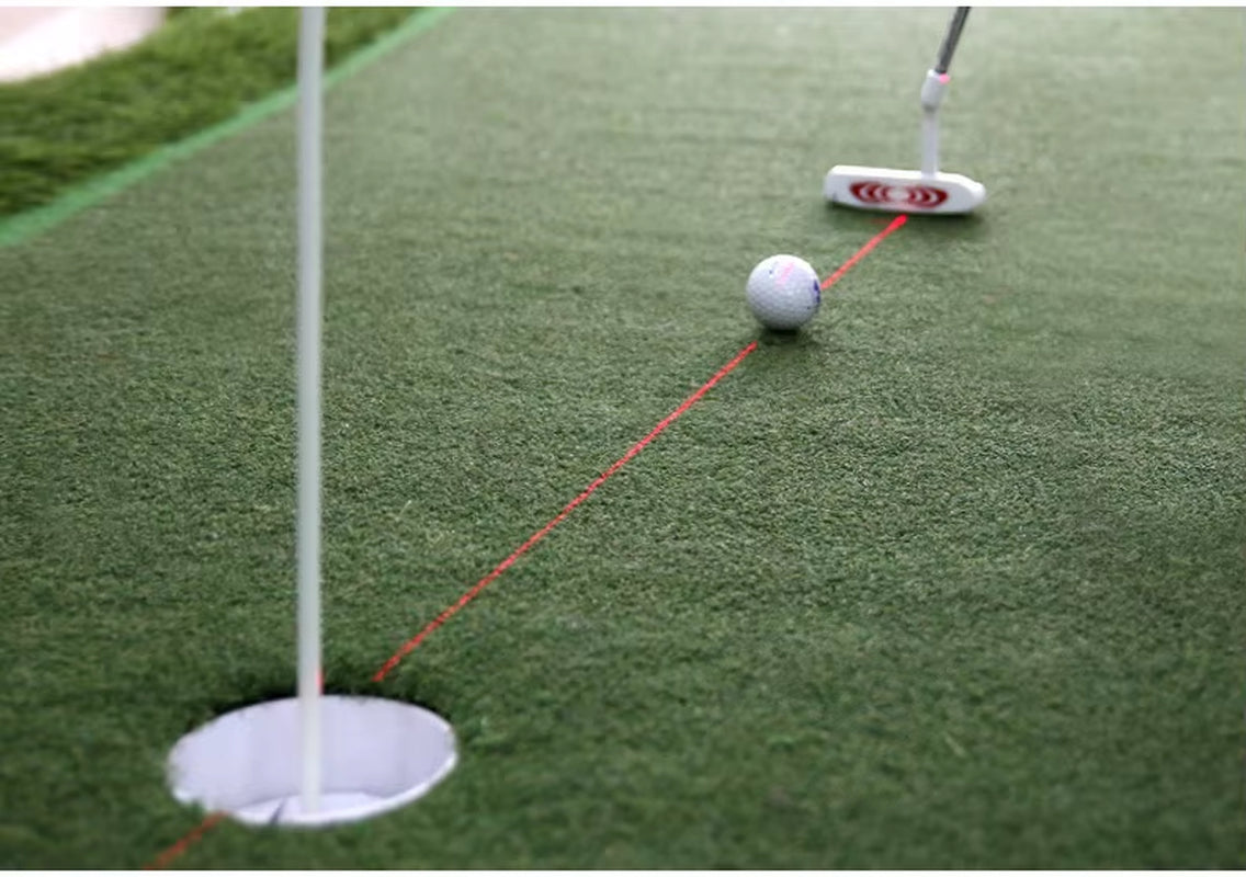 Golf Putter Laser Sight Machine Aiming Instrument Indoor Teaching Linear Laser Golf Putter Training Aids Golf Accessories