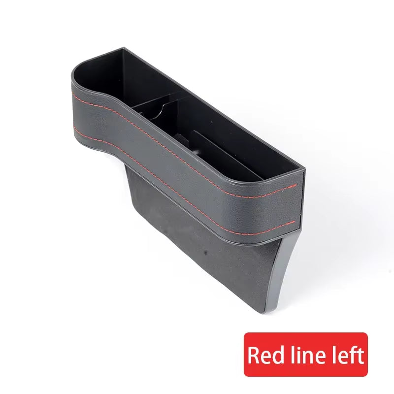 LuxPocket™ Leather Car Seat Gap Organizer – Declutter Your Drive in Style